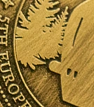 Antique gold finish