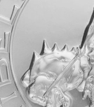 Polished silver finish